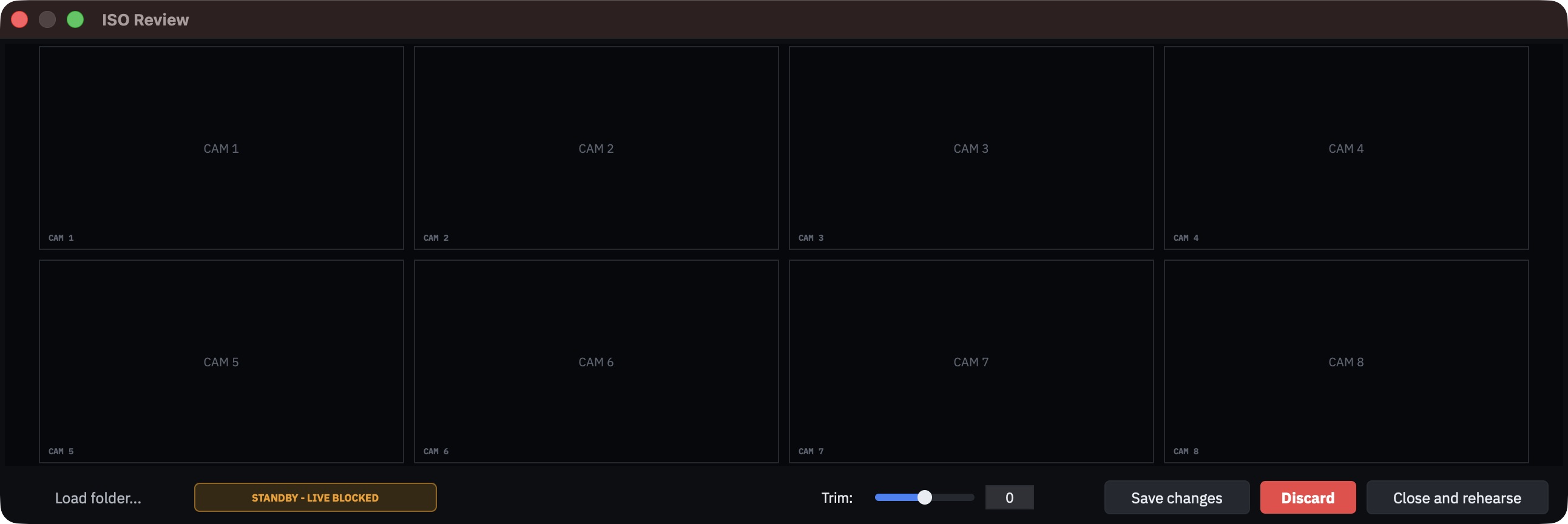 ISO Review window